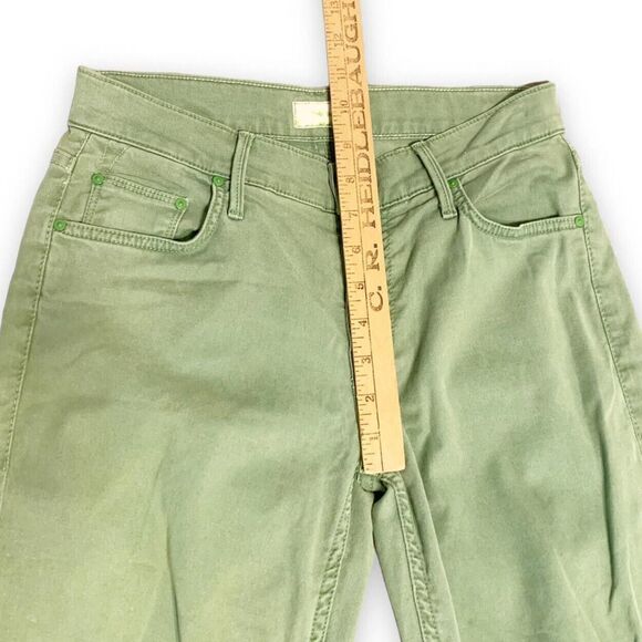 MOTHER The Dropout A walk in the park Poison Ivy Green Jeans Pants Women’s Sz 24 - Picture 5 of 12